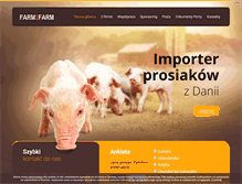 Tablet Screenshot of farm2farm.pl